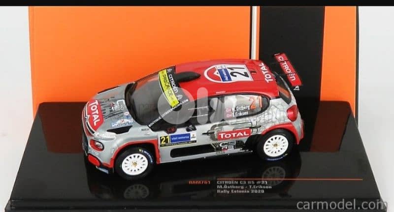 Citroën C3 WRC (Rally Estonia '20) diecast car model 1;43. 5
