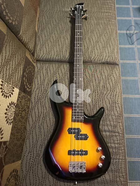 bass guitar and amplifier 2