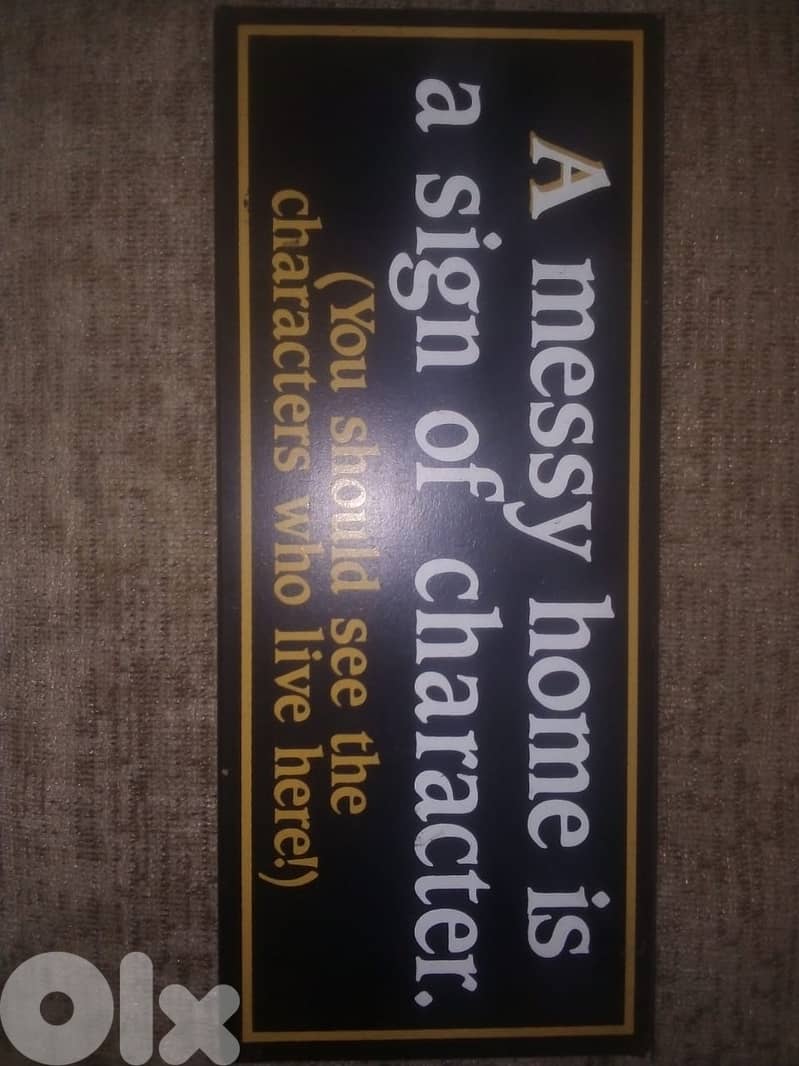 sarcasm wooden decorative board 33*15 cm 0