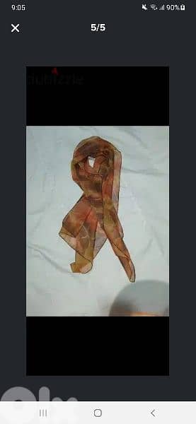 scarf colour mustard and orange silk 3