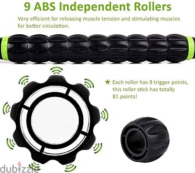 MULTI-FUNCTIONAL MUSCLE MASSAGER ROLLER STICK 1