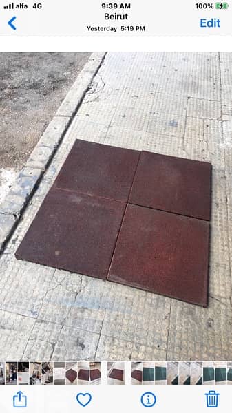 rubber flooring 3cm thickness we have also all sports equipment 0