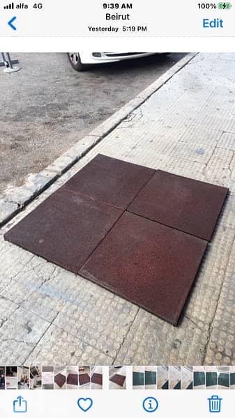 rubber flooring 3cm thickness we have also all sports equipment 1