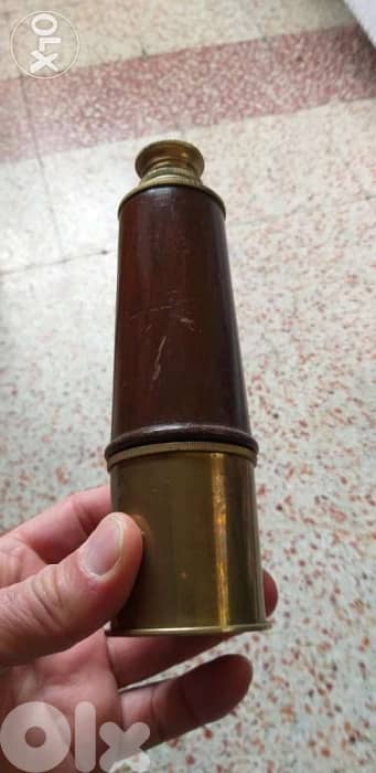 Antique telescope ROSS LONDON brass 1
