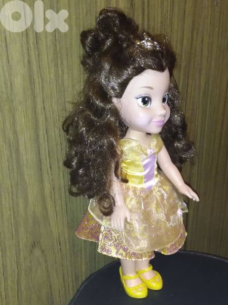 PRINCESS BELLE ANIMATOR DISNEY BEAUTY&THE BEAST+Crown+Shoes great doll 2