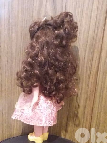 PRINCESS BELLE ANIMATOR DISNEY BEAUTY&THE BEAST+Crown+Shoes great doll 3