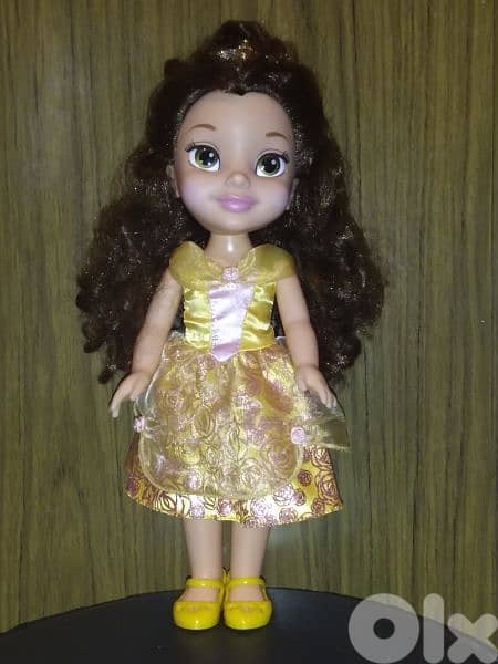 PRINCESS BELLE ANIMATOR DISNEY BEAUTY&THE BEAST+Crown+Shoes great doll 4