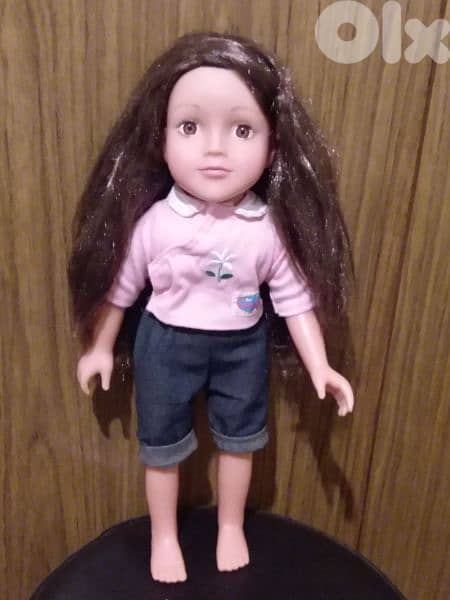 UNEEDA AMERICAN GIRL 47 Cm from BOBAB great large weared doll=26$ 0