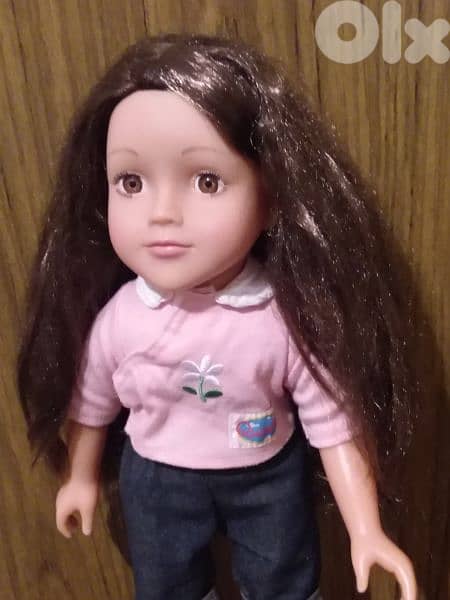 UNEEDA AMERICAN GIRL 47 Cm from BOBAB great large weared doll=26$ 1