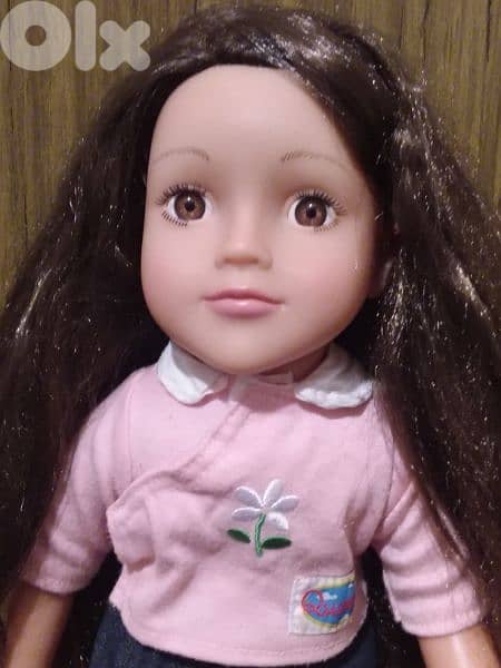 UNEEDA AMERICAN GIRL 47 Cm from BOBAB great large weared doll=26$ 4