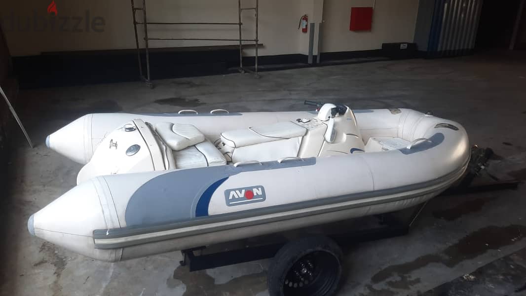 2005 AVON 320 rib dinghy 1