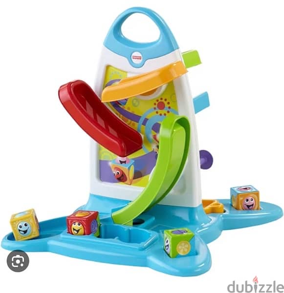 fisher price toy drop and slide cubes 2