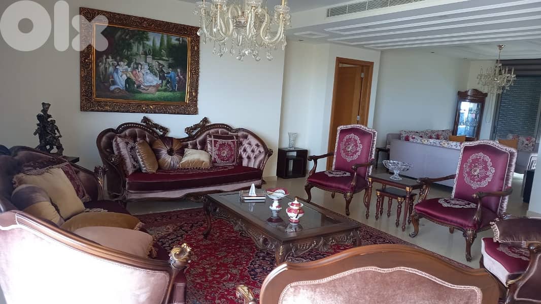 Furnished  In Jamhour Prime (240Sq) With Terrace, (BAR-153) 0