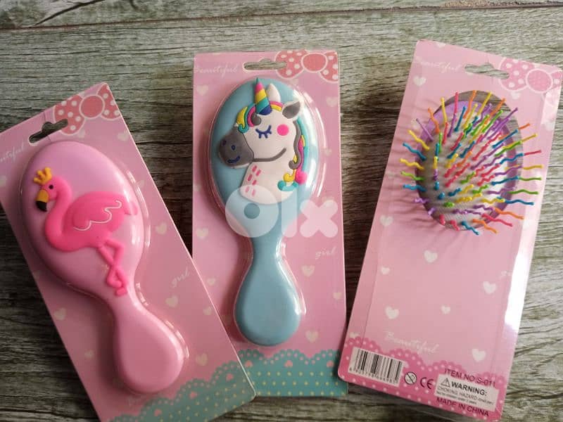 cute girls hair brushes collection 2