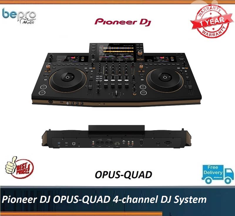 Pioneer DJ OPUS-QUAD 4-channel DJ System,All-in-one DJ 0