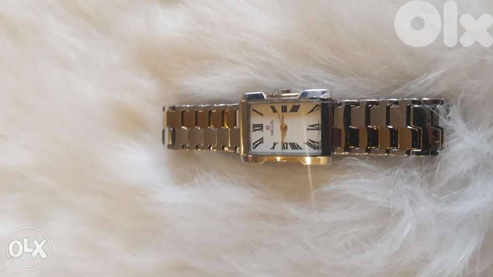 ساعه نسائيه سويسرية الصنع gold plated 4