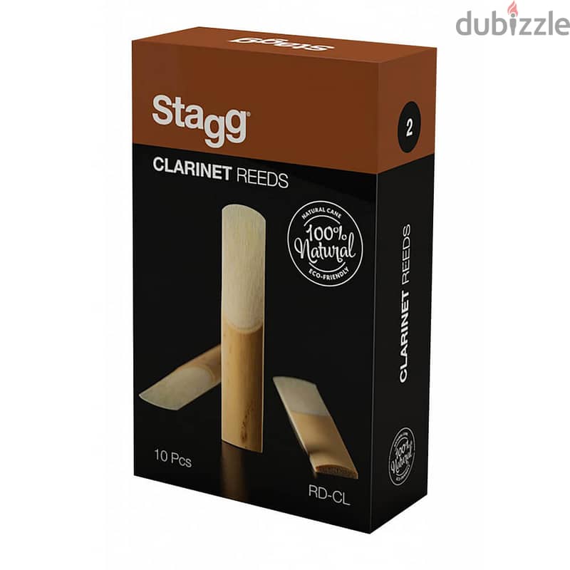 Stagg Clarinet Reeds, Thickness of 2mm 0