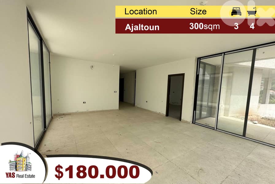 Ajaltoun 200m2 | 80m2 Terrace | Luxurious | Garden | New | Catch | 0