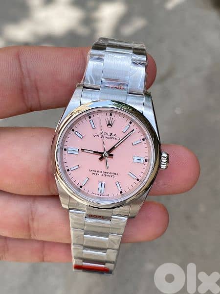 Rolex Oyster Perpetual 36mm pink dial Swiss Clone 1:1 0