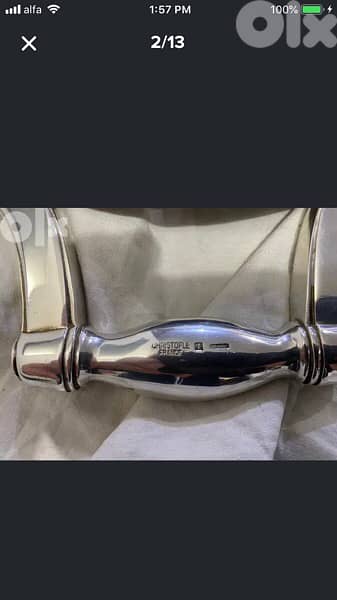 antique christofle edition Gallia serving tray 1