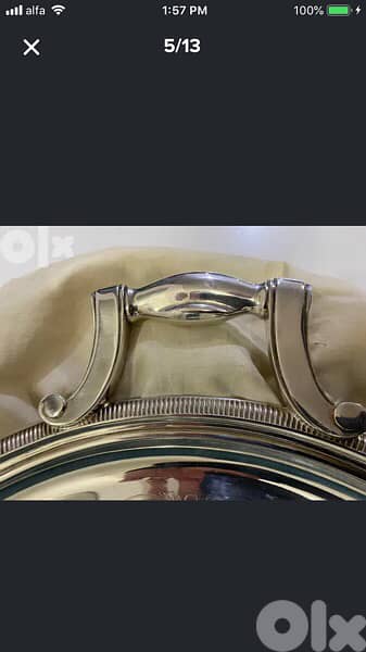 antique christofle edition Gallia serving tray 2