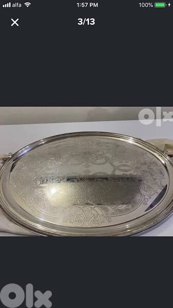 antique christofle edition Gallia serving tray 3