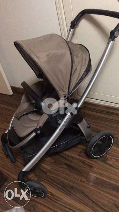 stroller, car seat 1er age , base,  bébé Confort 2