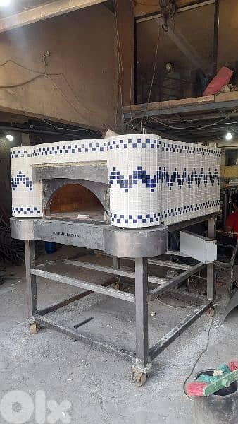 فرن المعجنات والمناقيش ستانلس ستيل بعدة قياسات 16