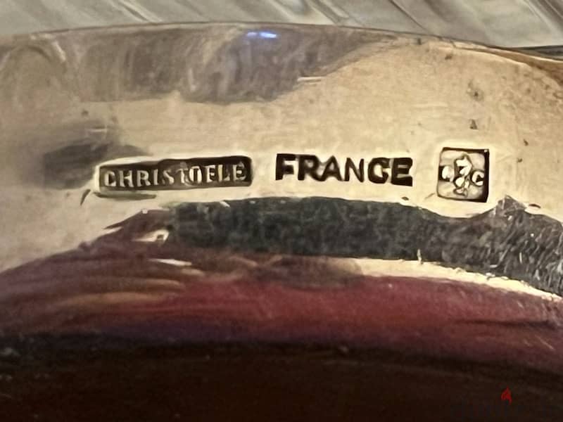 Christofle Silver Ashtrays & Cigarets Holder 3