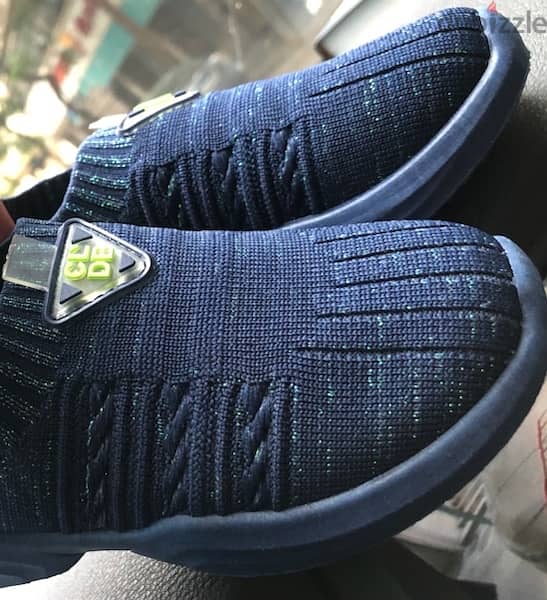 kids shoes for boy or girl, size 26, navy color 6
