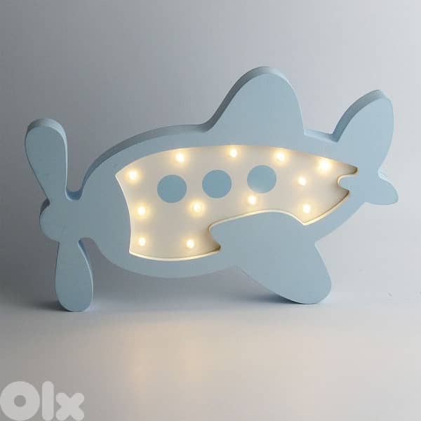 LED, airplane for kids 0