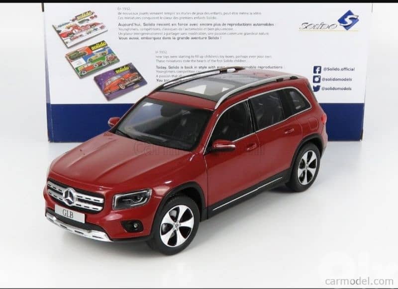 Mercedes GLB (2019) diecast car model 1;18. 7