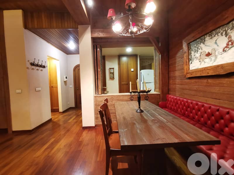 Furnished Chalet with Terrace for Rent in Faraya-Mzaar 6