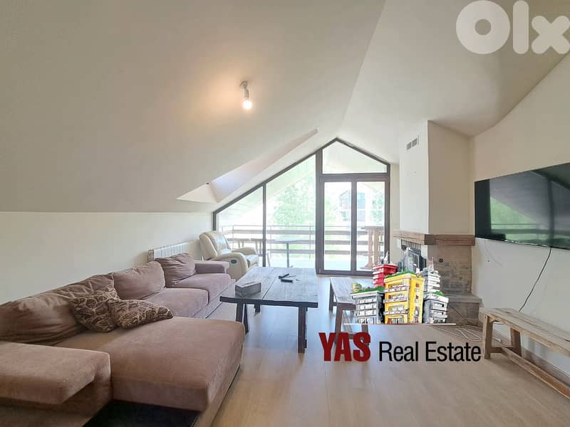 Faraya / Tilal Al Asal 140m2 | Cozy Chalet | Furnished | Rent | DA 3