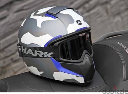 Shark Vancore Wipeout Mat Fighter Helmet