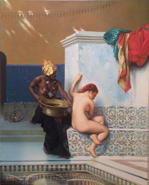 oil painting- le bain maure 3