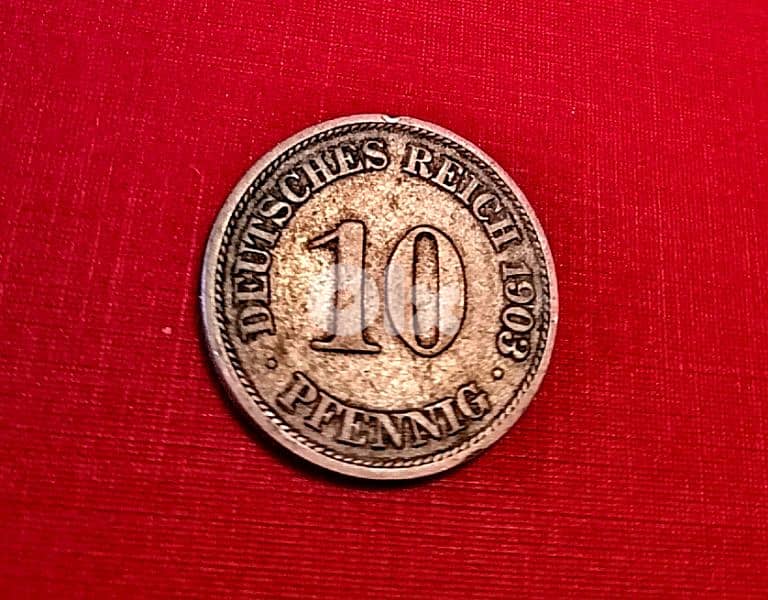 1903 Germany 10 Pfennig Wilhelm II 1