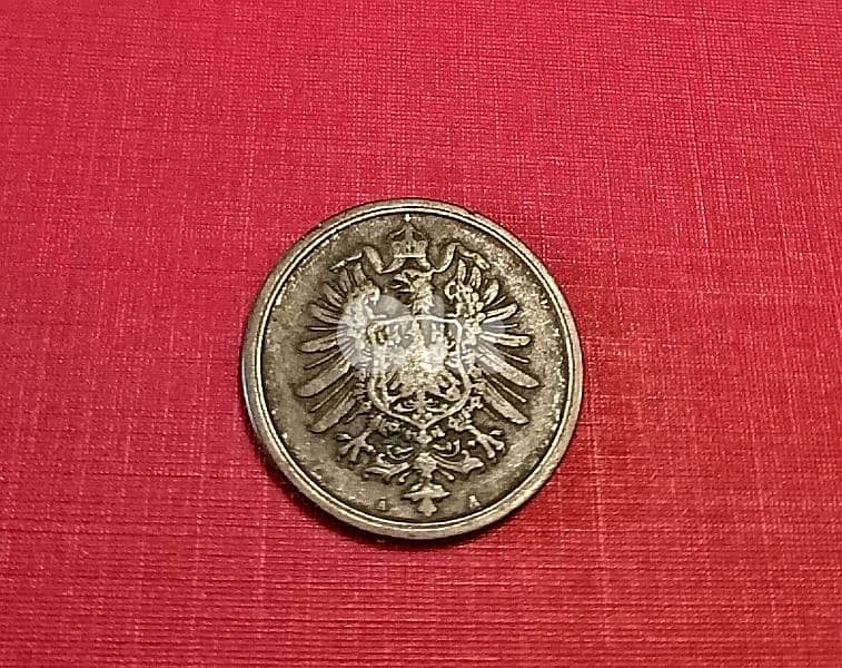 1900 Germany 1 Pfennig Wilhelm II 0