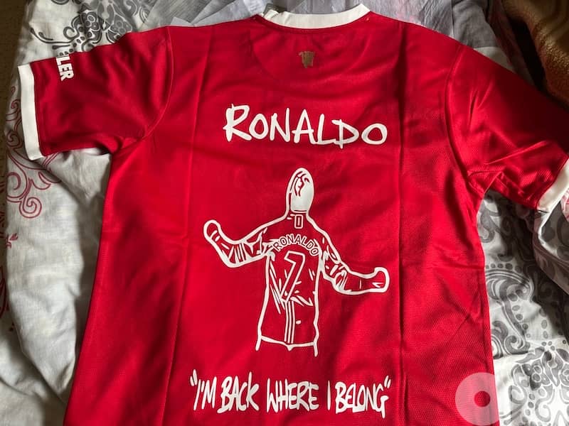 ronaldo CR7 Manchester United limited edition adidas jersey 2
