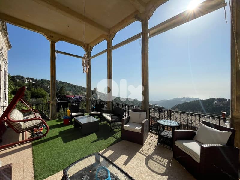 RWK100CA - Old House With a Land For Sale in Kfour 0