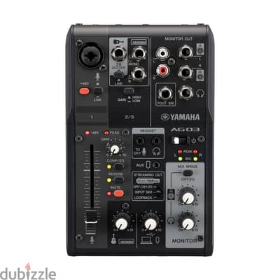 Yamaha AG03 Mk2 3-channel Mixer and USB Audio Interface