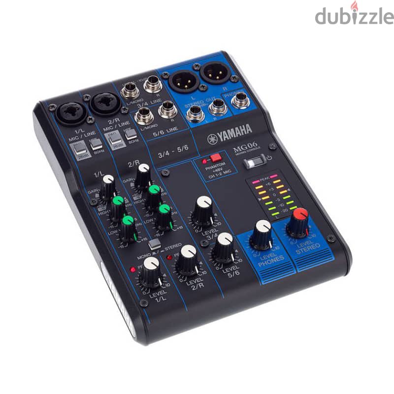 Yamaha MG06 6-channel Analog Mixer 1