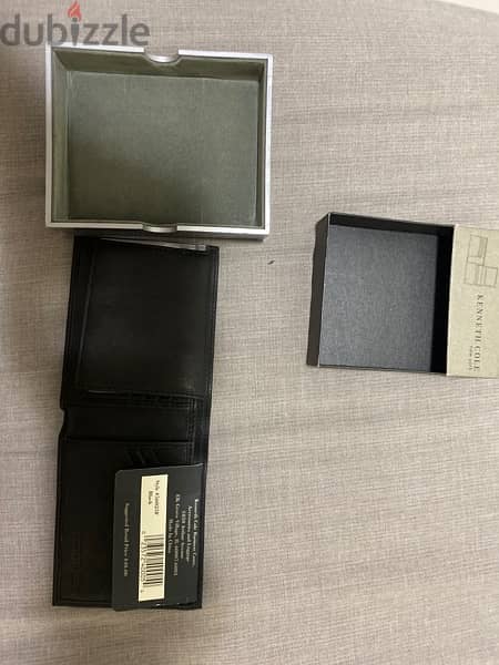 men wallet kenneth Cole new in box black 2