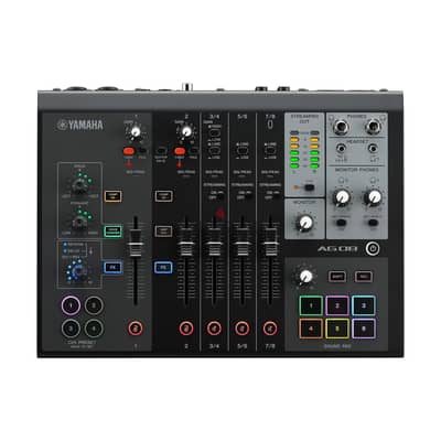 Yamaha AG08 8-channel USB mixer Interface for Mac and PC - Black