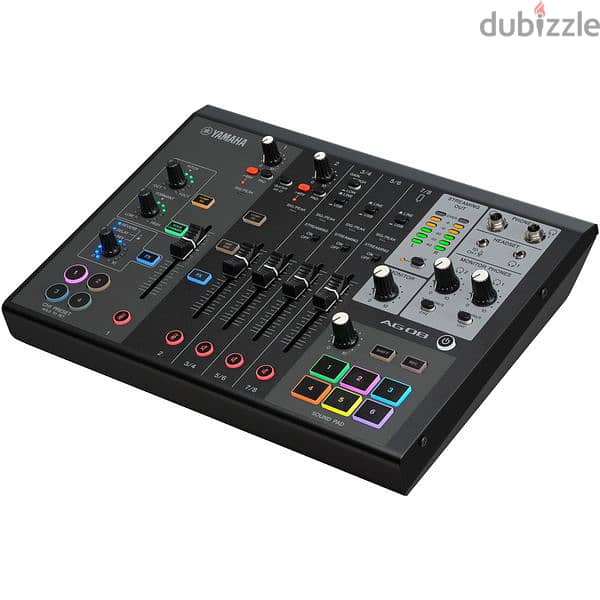 Yamaha AG08 8-channel USB mixer Interface for Mac and PC - Black 1