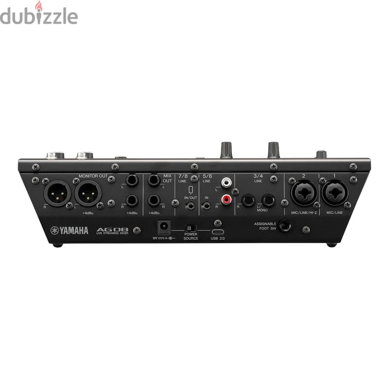 Yamaha AG08 8-channel USB mixer Interface for Mac and PC - Black 2