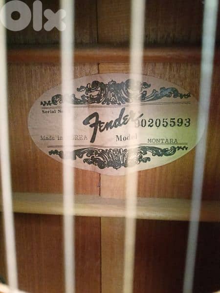 Fender - Montara - 1990 - Acoustic-Electric 3