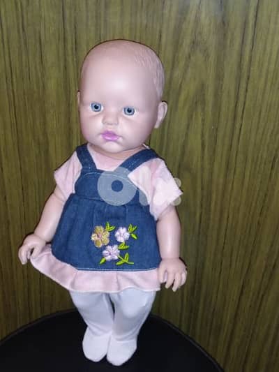 BABY BIG GIRL As new TOY +EMOTIONS VOICES: Mama, Papa, smile, Cry 40Cm