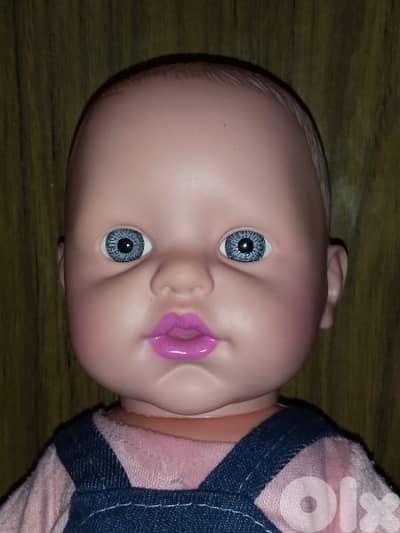 BABY BIG GIRL As new TOY +EMOTIONS VOICES: Mama, Papa, smile, Cry 40Cm