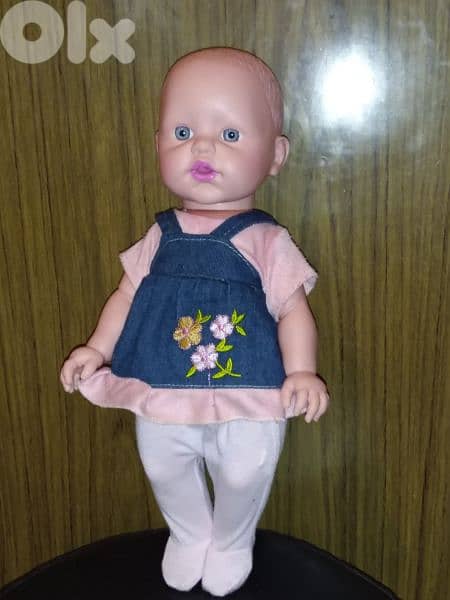 BABY BIG GIRL As new TOY +EMOTIONS VOICES: Mama, Papa, smile, Cry 40Cm 3